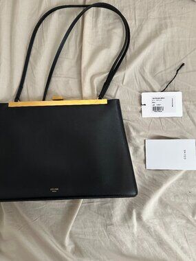2017 Celine Medium Clasp Bag in Calfskin Leather (Phoebe Philo era)